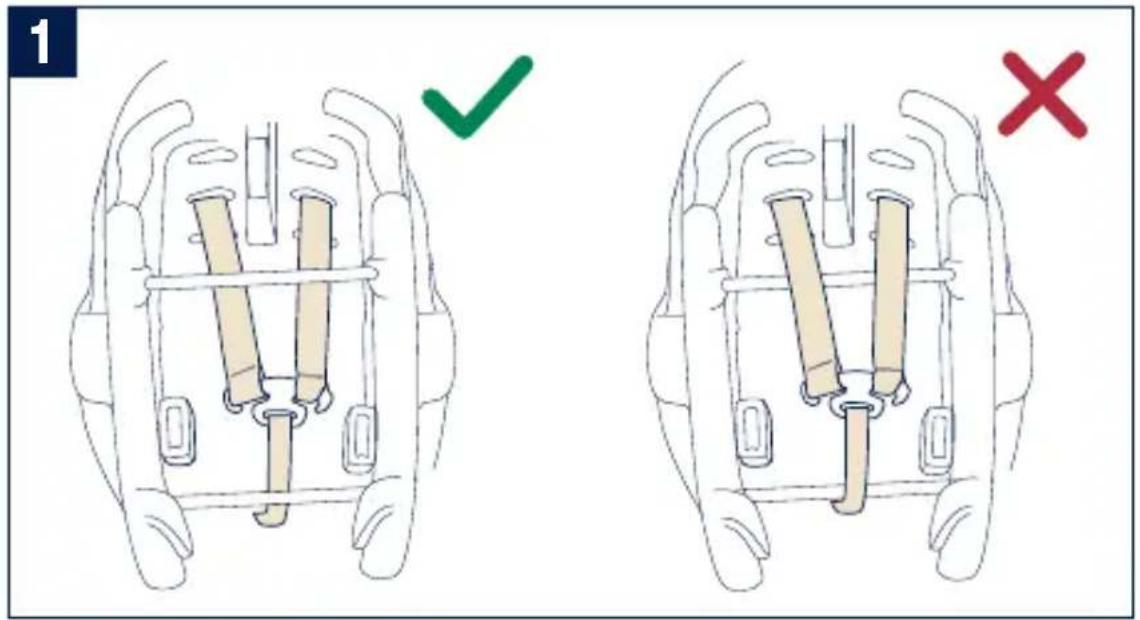Nuna Pipa Lite - Sangle d'entrejambe - 1