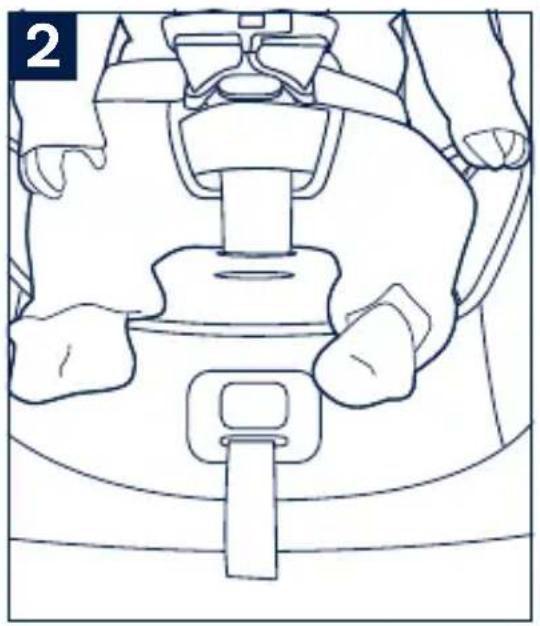 Nuna Pipa Lite - Sangle d'entrejambe - 2