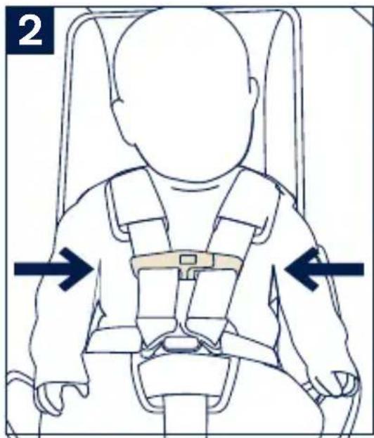Nuna Pipa Lite - Vérifier que l'enfant est installé de façon sécurité. - 2