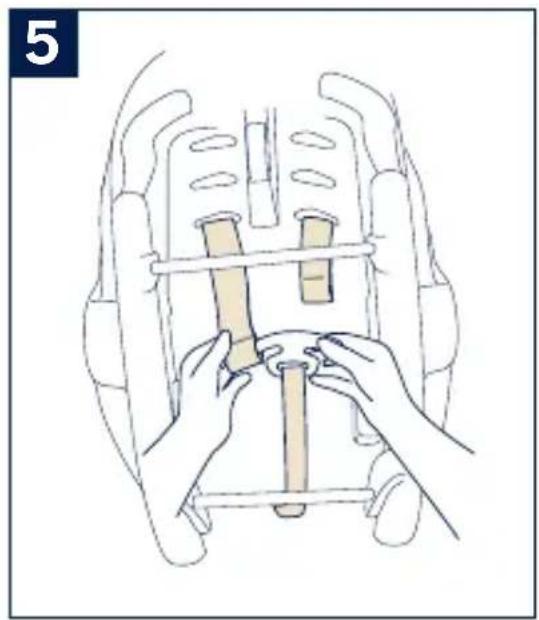 Nuna Pipa Lite - Seat Pad Removal - 2