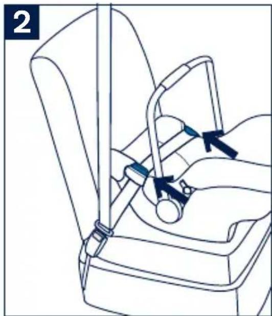 Nuna Pipa Lite - Carrier Only Install - 3