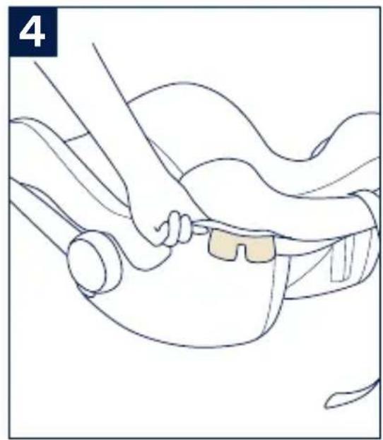 Nuna Pipa Lite - Seat Pad Removal - 2