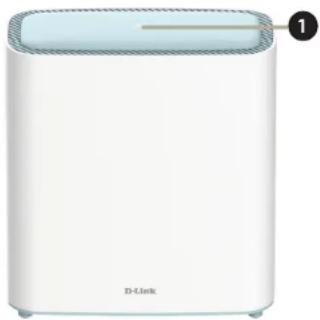D-LINK Eagle Pro Ai M322 - Vue d'ensemble du matériel M32 Voyant lumineux - 1