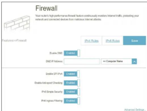 D-LINK Eagle Pro Ai M322 - Sécurité IPv6 simple : - 1