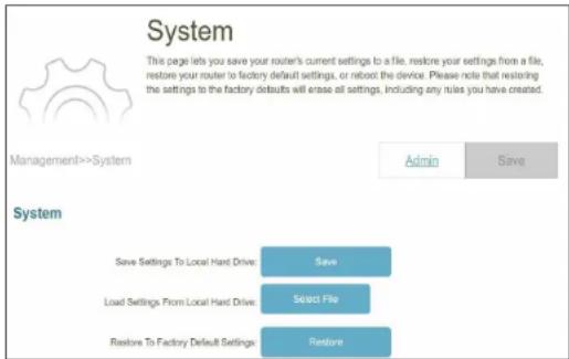 D-LINK Eagle Pro Ai M322 - Configuration du redémarrage - 1