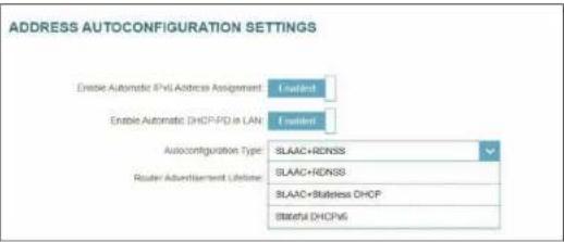 D-LINK Eagle Pro Ai M322 - Paramètres avancés... Paramètres de configuration automatique de l'adresse - 1