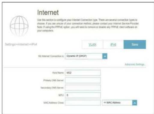 D-LINK Eagle Pro Ai M322 - IPv4 - IP dynamique (DHCP) - 1