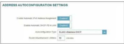 D-LINK Eagle Pro Ai M322 - Paramètres avancés... Paramètres de configuration automatique de l'adresse - 2