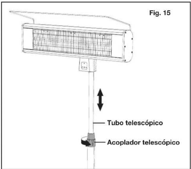 Sun Joe SJPH1500E - Ajuste del cabezal del calentador - 1