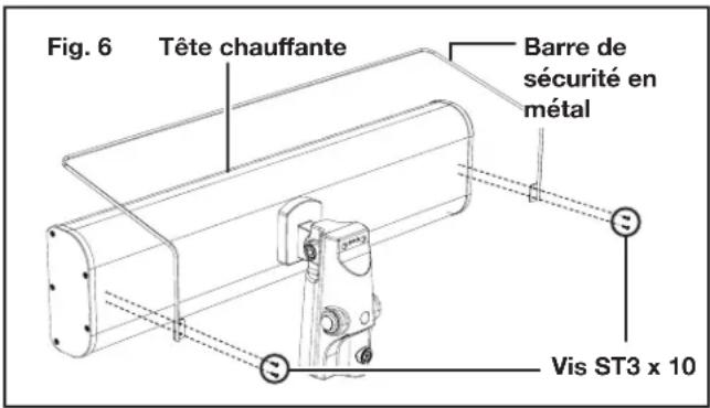 Sun Joe SJPH1500E - Assemblage sur pied - 6