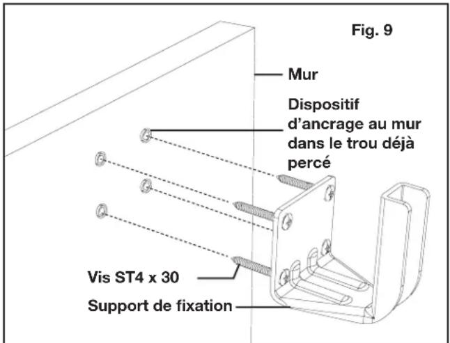 Sun Joe SJPH1500E - Assemblage pour montage mural - 2