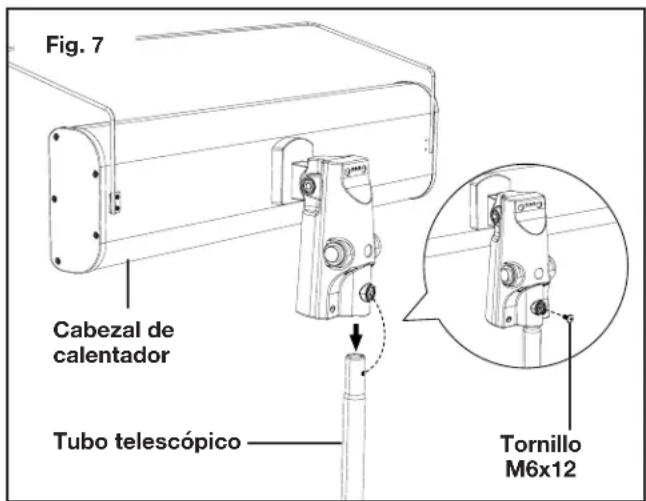 Sun Joe SJPH1500E - Instalación del soporte para piso - 7