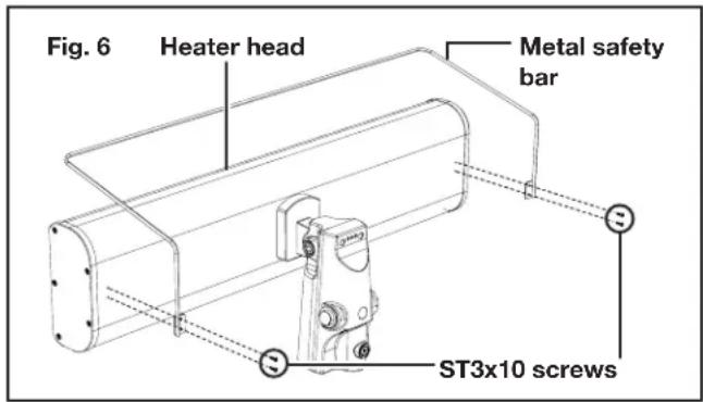 Sun Joe SJPH1500E - Floor Stand Set-up - 6