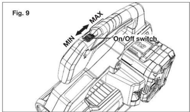 Sun Joe ION100V550JBCT - Starting + Stopping - 2