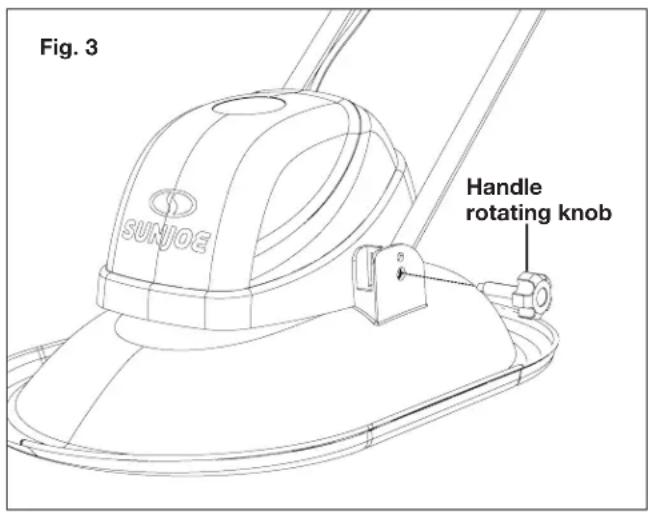 Sun Joe MJHVR12E - Handle Assembly - 3