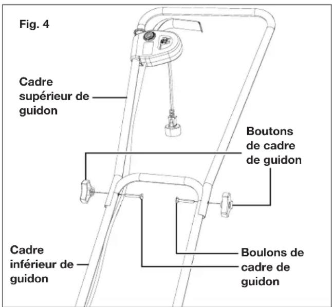 Sun Joe MJHVR12E - Assemblage du guidon - 4