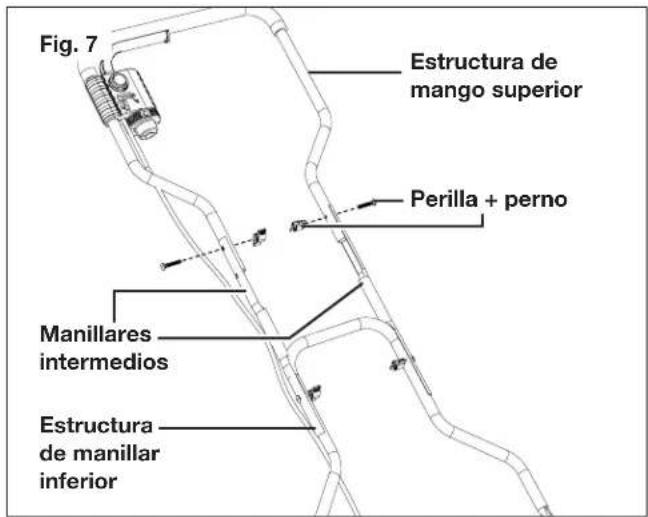 Sun Joe 24VCRLM15 - Ensamblado del manillar - 3