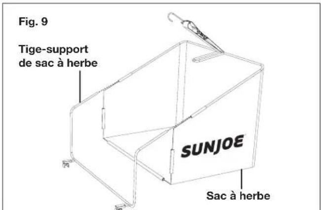 Sun Joe 24VCRLM15 - Assemblage et pose du sac à herbe - 1
