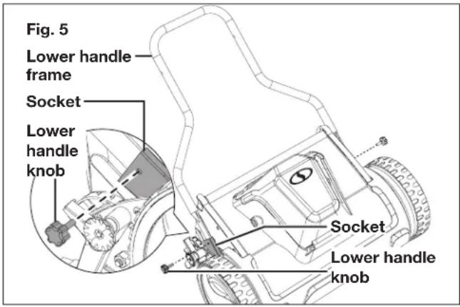 Sun Joe 24VCRLM15 - Handle Assembly - 1
