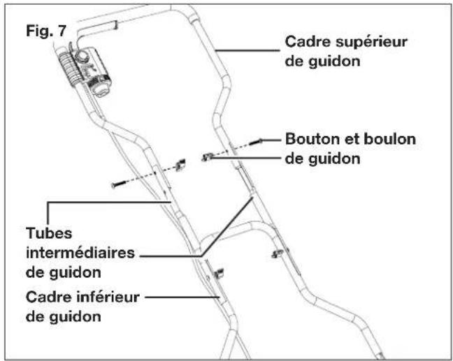 Sun Joe 24VCRLM15 - Assemblage du guidon - 3
