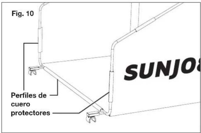 Sun Joe 24VCRLM15 - Ensamblado y colocación de la bolsa recolectora para césped - 2