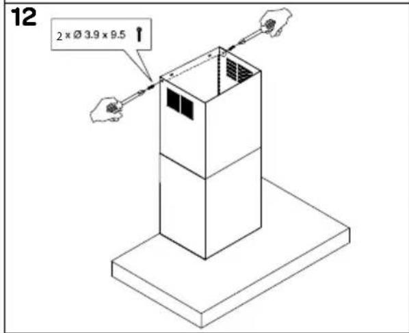 12 2 x Ø 3.9 x 9.5