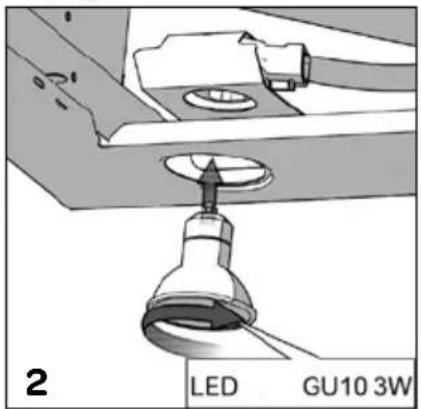 INVENTUM AKI6005ZWA - REPLACING A LED LAMP - 2