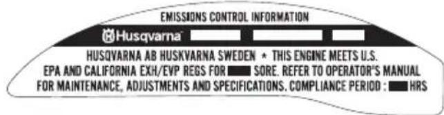 HUSQVARNA T136 - EPA III - 1