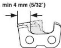 HUSQVARNA T136 - Afilado de dientes cortantes - 10