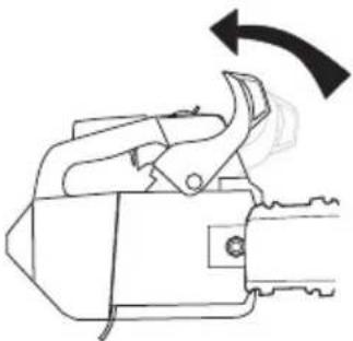 HUSQVARNA T136 - Fitting the bar and chain - 3