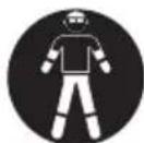 HUSQVARNA T136 - Symbols on the machine: - 7