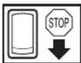 HUSQVARNA T136 - Stop switch - 3