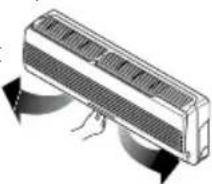 LG A7UW486FA0 - Pour régler la direction gauche/droite (Flux d'air horizontal) - 1