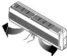 LG A7UW486FA0 - Paraajustar la direcction izquierda/derecha (Fluo de aire horizontal) - 1