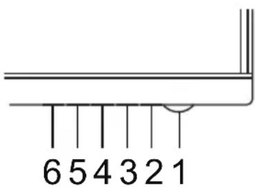 6 5 4 3 2 1