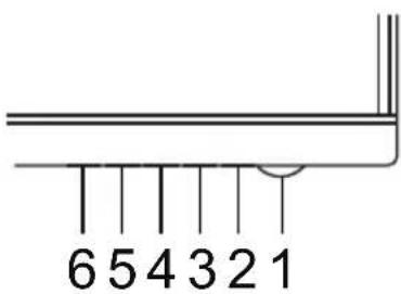 6 5 4 3 2 1
