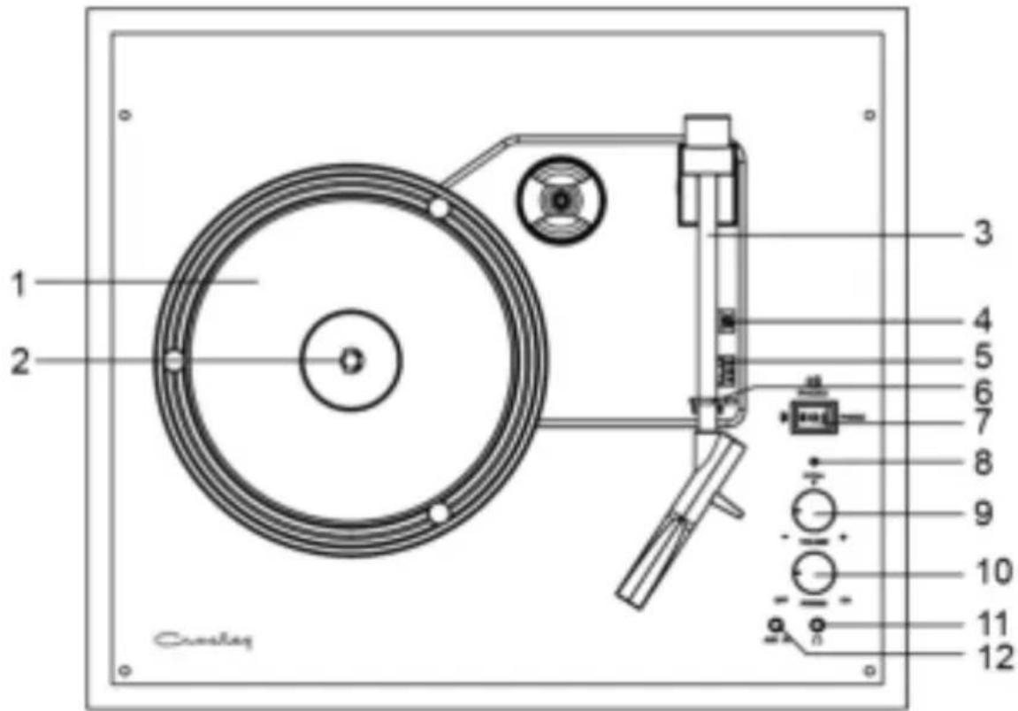 Crosley Mercury CR6255A - Description du produit - 1