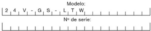 Sun Joe 24VGSLTW - Modelo y número de serie - 1