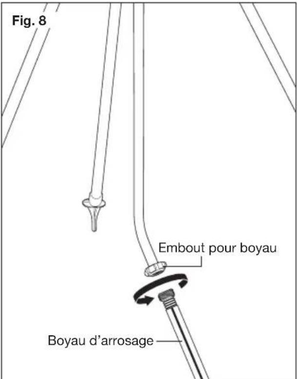 Aqua Joe AJIST72ZM - Branchement du boyau d'arrosage - 1