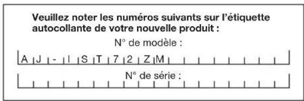 Aqua Joe AJIST72ZM - Numéros de modèle et de série - 1