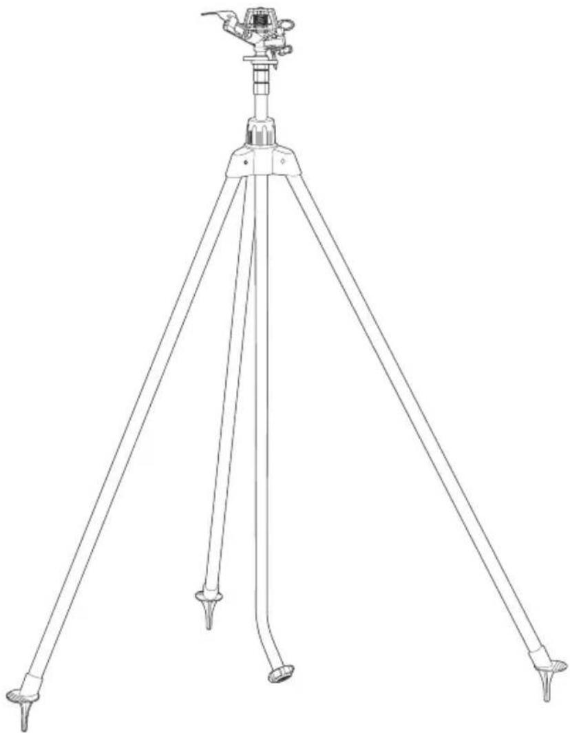 Aqua Joe AJIST72ZM - ROCIADOR TELESCÓPICO - 1