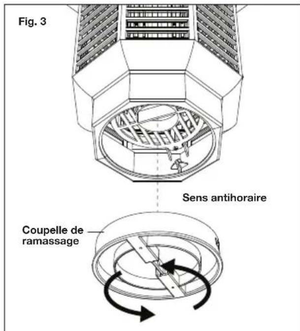Sun Joe SJBZ18W - Nettoyage de la coupelle de ramassage - 1