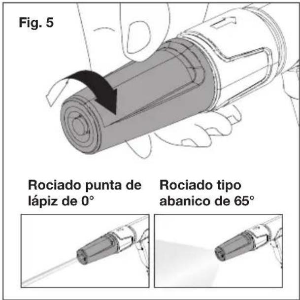 Aqua Joe AJSPXNPRO - Ajuste del caudal y ángulo de rociado - 2