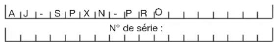Aqua Joe AJSPXNPRO - Numéros de modèle et de série - 1