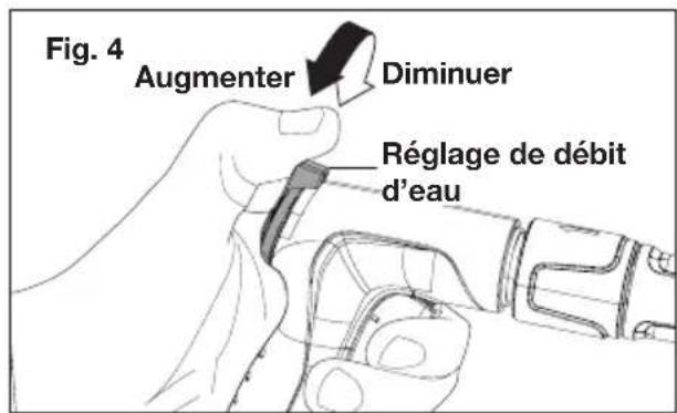 Aqua Joe AJSPXNPRO - Réglage du débit d'eau et de l'angle de pulvérisation - 1
