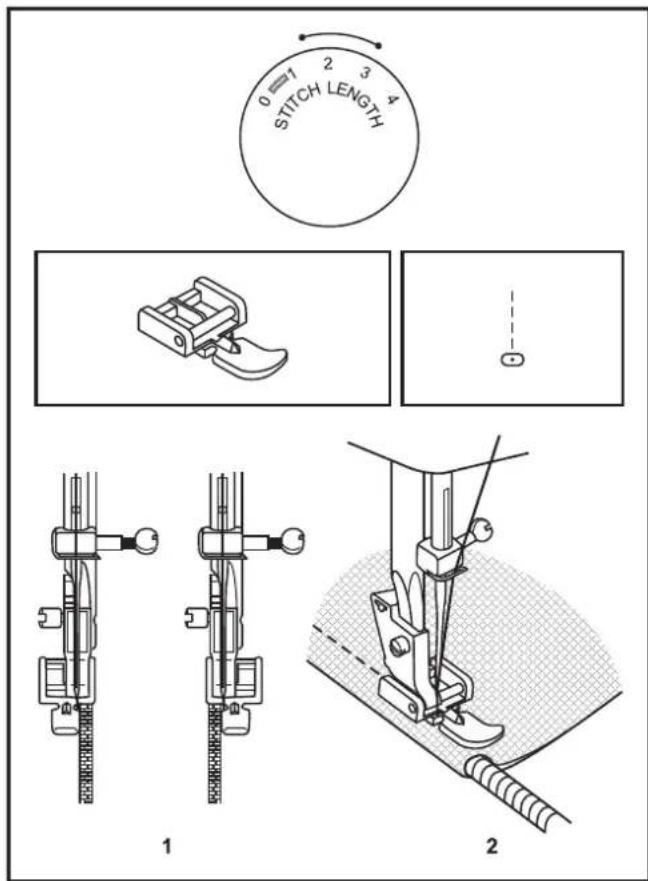 SINGER M2400 - □ Sewing on Buttons - 1