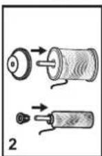 SINGER M2400 - □ Tension du fil - 2