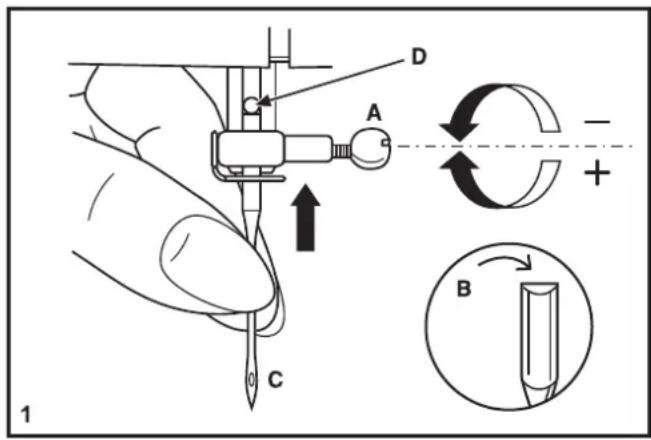 SINGER M2400 - □ Darning Plate - 1