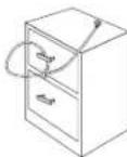 TARGUS PA410ECCL - Fixation du DEFCON CL - 3