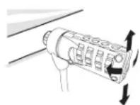 TARGUS PA410ECCL - Utilização dos espaçadores de segurança DEFCON - 2
